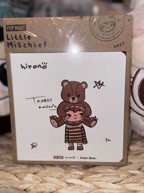 Pop Mart Hirono Little Mischief Notebook – Rare Promo Sealed